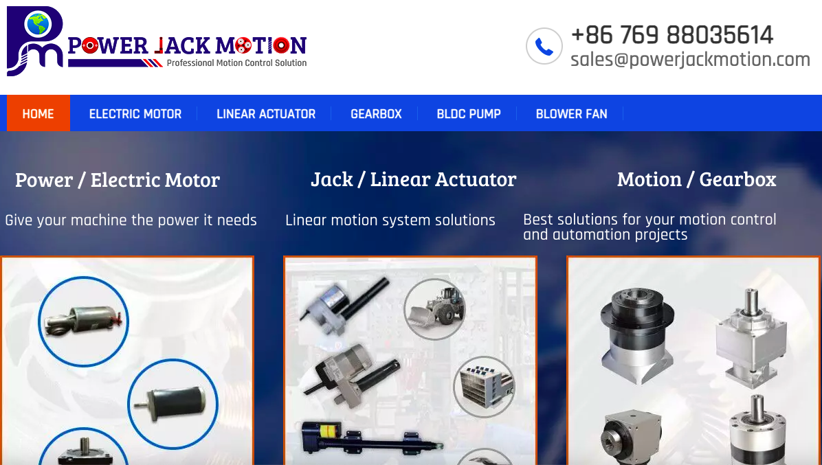 Power Jack Motion Planetary Gearbox